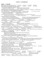 Bài tập CACBOHIDRAT có đáp án hay