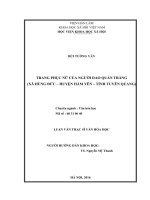 Trang phục nữ người dao quần trắng (xã hùng đức   huyện hàm yên   tỉnh tuyên quang) 