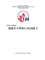GIÁO TRÌNH điện CÔNG NGHỆ 1 PHẦN 2 CHƯƠNG 5 đến CHƯƠNG 7 
