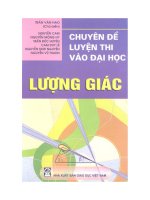 Ebook chuyên đề luyện thi đại học   lượng giác phần 1