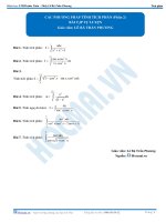 Bai 8 BTTL cac phuong phap tinh tich phan phan 2 hocmai vn 