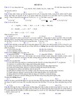 ĐỀ thi thử môn hóa số 14