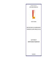 Phân tích và đề xuất các giải pháp giảm tổn thất điện năng tại công ty điện lực gia lâm 