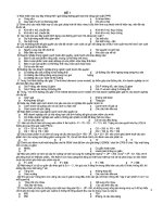 16 đề thi trắc nghiệm kinh tế vi mô 