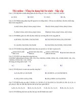 42 thi online   tổng ôn dạng bài so sánh – sắp xếp 