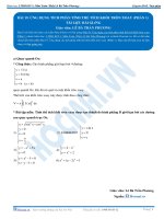 Bai 19 TLBG ung dung tich phan tinh tt khoi tron xoay phan 1 hocmai vn 