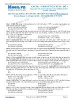 LTDH thionline ancol phan ung tach   de 1 