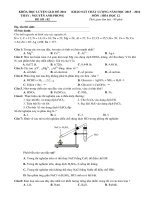 DE SO 2   KHOA LUYEN DE   NAP   THI THU 