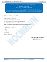 Bai 3 TLBG cac dang toan lien quan den so phuc phan 3 hocmai vn 