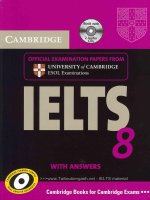 Cambridge EILTS 8 book (with answer)2