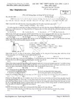 de thi thu mon hoa truong thpt chuyen khtn lan 3 