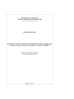 Phân tích và đề xuất một số giải pháp nhằm nâng cao hiệu quả quản lý các dự án đầu tư tại công ty truyền tải điện 1 