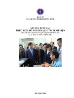 KẾT QUẢ BƯỚC ĐẦU THỰC HIỆN ĐỀ ÁN GIẢM QUÁ TẢI BỆNH VIỆN