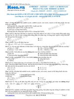 LTDH thionline andehit   xeton   axit cacboxylic  phan ung goc hidrocacbon 