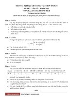 Thi cuoi hoc ki   xac suat  thong ke b (khoa 2012)