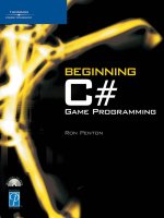 Beginning CSharp Game Programming (2005)