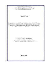Phân tích rủi ro của ngân hàng TMCP dầu khí toàn cầu chi nhánh vũng tàu và giải pháp giảm thiểu rủi ro 