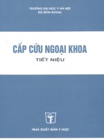 Giáo Trình Cấu Cứu Ngoại Khoa Tiết Niệu
