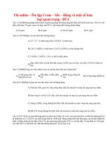 21 thi online   ôn tập crom – sắt – đồng và một số kim loại quan trọng   đề 6 