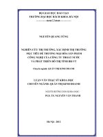 Nghiên cứu thị trường, xác định thị trường mục tiêu để thương mại hóa sản phẩm công nghệ của công ty thoát nước và phát triển đô thị tỉnh bà rịa   vũng tàu 