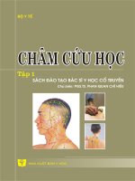 Giáo Trình Châm Cứu Học Tập 1