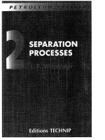 Petroleum refining, vol 2, separation processes