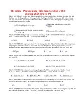 39 thi online   phương pháp biện luận xác định CTCT của hợp chất hữu cơ p2 