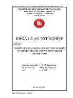 Nghiên cứu hoạt động của một số tập đoàn tài chính trên thế giới và kinh nghiệm cho việt nam 