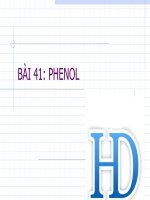 Bai 41 phenol 