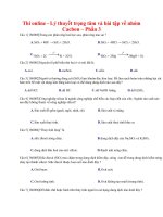 20 thi online   lý thuyết trọng tâm và bài tập về nhóm cacbon – phần 3 