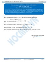 Bai 1 BTTL cac dang toan lien quan den so phuc hocmai vn 