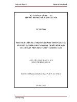 Phân tích và đề xuất một số giải pháp nhằm nâng cao năng lực cạnh tranh của dịch vụ truyền hình MyTV của công ty phần mềm và truyền thông VASC 