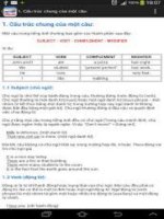 ôn tập ngữ pháp tiếng anh 5