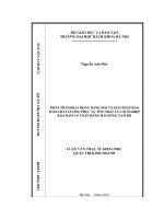 Phân tích hoạt động hàng hải và giải pháp bảo đảm chất lượng phục vụ tốt nhất của xí nghiệp bảo đảm an toàn hàng hải đông nam bộ 