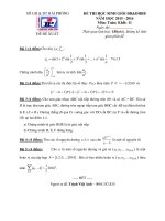 Đề thi duyên hải đồng bằng bắc bộ môn toán lớp 11 năm 2016   đề đề xuất trường THPT chuyên hải phòng 