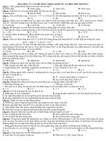 hoá học và vấn đề phát triển lớp 12