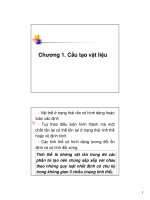 Microsoft powerpoint   1presentation   chuong 1   cau tao cua vat lieu (9t)