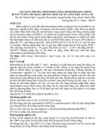 XÂY DỰNG PHƯƠNG PHÁP ĐỊNH LƯỢNG METRONIDAZOL TRONG HUYẾT TƯƠNG CHÓ BẰNG PHƯƠNG PHÁP SẮC KÝ LỎNG HIỆU NĂNG CAO