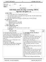 GIÁO ÁN MÔN ÂM NHẠC LỚP 6 CẢ NĂM