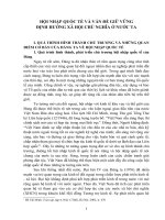 TIỂU LUẬN   hội NHẬP QUỐC tế và NHỮNG vấn đề GIỮ VỮNG ĐỊNH HƯỚNG xã hội CHỦ NGHĨA ở nước TA HIỆN NAY