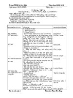 GIÁO ÁN MÔN ÂM NHẠC LỚP 9 TUẦN 20 ĐẾN TUẦN 37