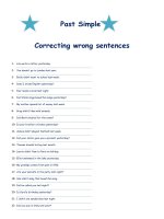 56770 past simple  wrong sentences 
