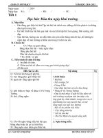 GIÁO ÁN MÔN ÂM NHẠC LỚP 8 CẢ NĂM