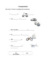 islcollective worksheets elementary a1 adults spelling writing travel gra transportation has or have 196366623356bfe9a0090f06 45045504 