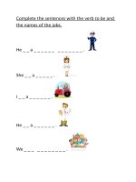 islcollective worksheets beginner prea1 elementary a1 elementary school spelling be auxiliary verb jobs work tests warm  622130952577673d06911e3 50014671 