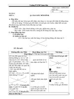 GIÁO ÁN MÔN HÌNH HỌC LỚP 7 CẢ NĂM