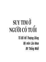 Bài Giảng Suy Tim Ở Người Có Tuổi