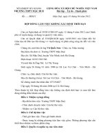 Mẫu hợp đồng làm việc không thời hạn trang