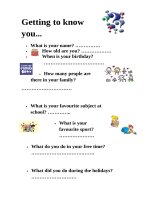 50991 getting to know you 