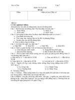 ĐỀ KIỂM TRA BÁN KỲ I MÔN SỬ LỚP 7